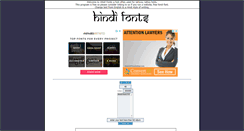 Desktop Screenshot of hindifonts.net